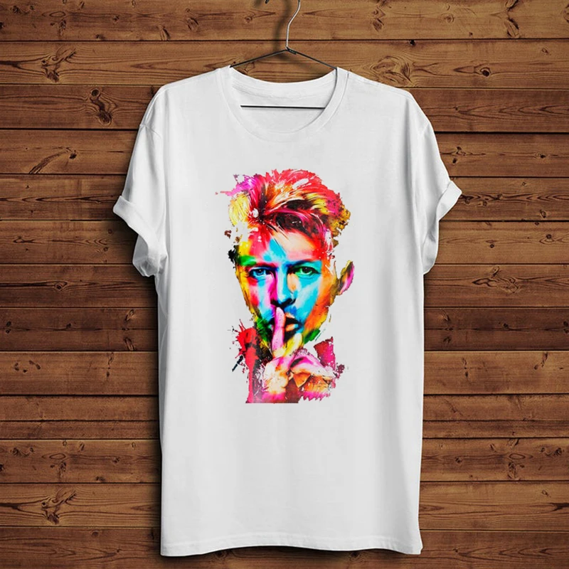

David Bowie T-shirt Personalized printed unisex short sleeve T-shirt unisex clothing