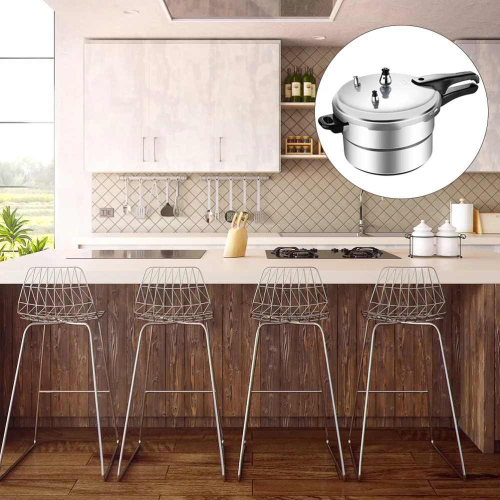 

Gas Induction Cooker Pressure Cooker Mini Pressure Cooker Cooking Pot Silver