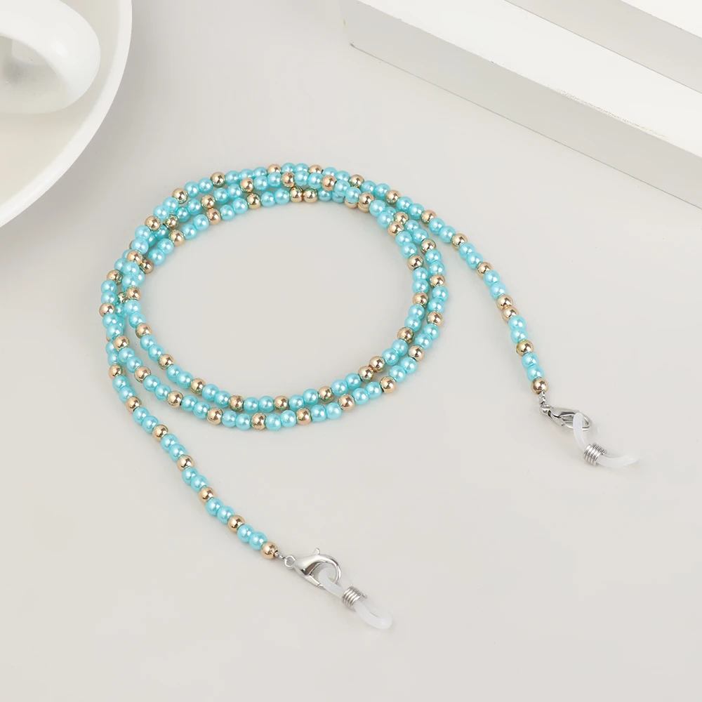 

Crystal Acrylic Beaded Chain Face Mask Lanyards Eyeglasses Strap Neck Anti-lost Cord Holder Accessories