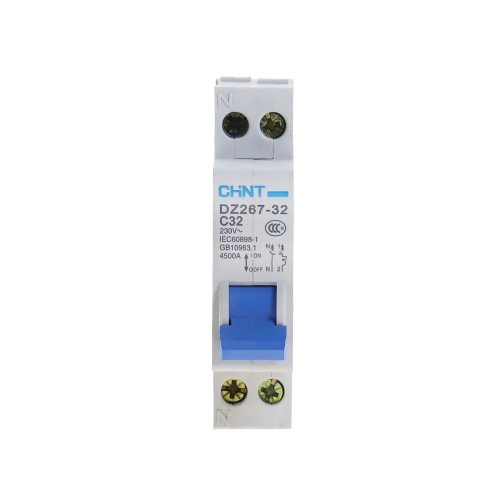CHNT автоматический выключатель DPN DZ267 32 1P + N C6A|circuit breaker|chnt breaker1p n |
