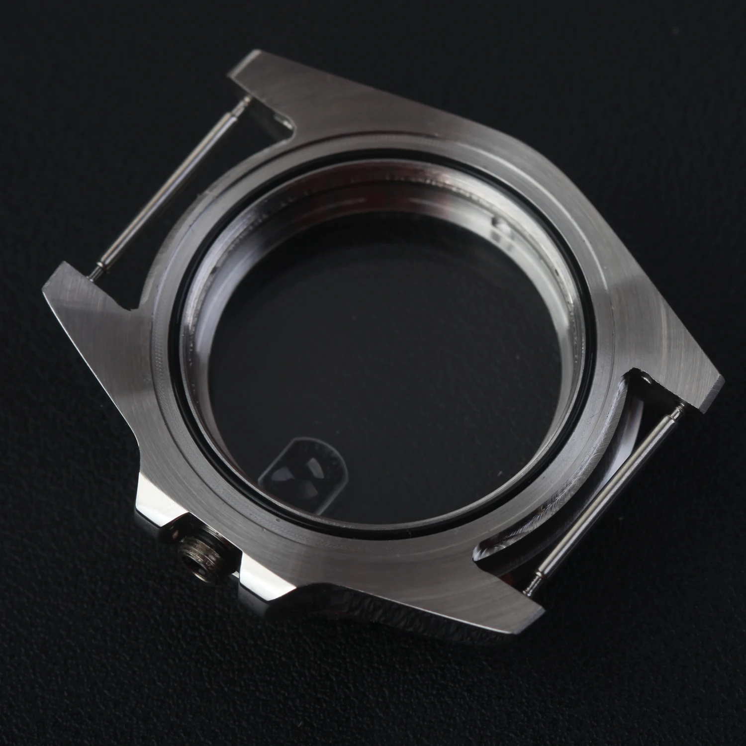 submariner style 40mm 316L stainless steel no logo WATCH CASE for 28.5mm dial 2836 8215 2813 watch case movement sapphire face