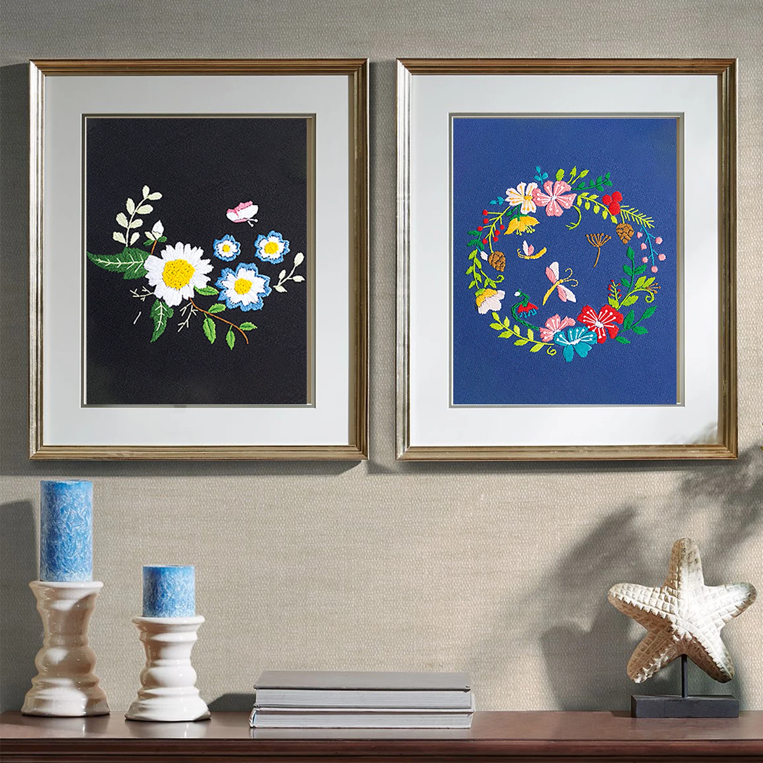 Набор для вышивания &quotрастения&quot инструменты шитья 1/4 набора | Дом и сад