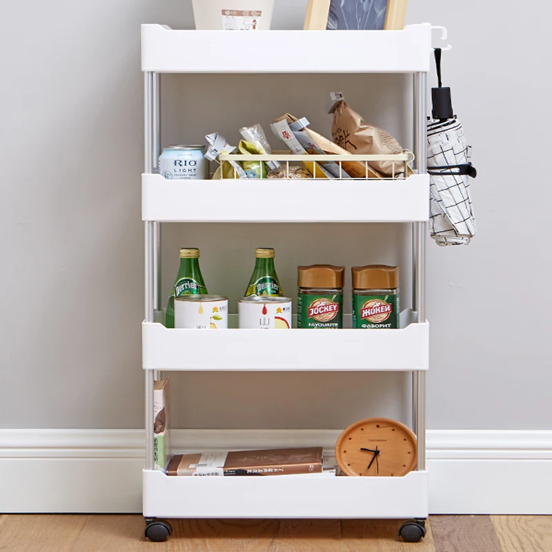 Съемный зазор стеллаж для хранения кухня песок коляска Гостиная Ванная комната