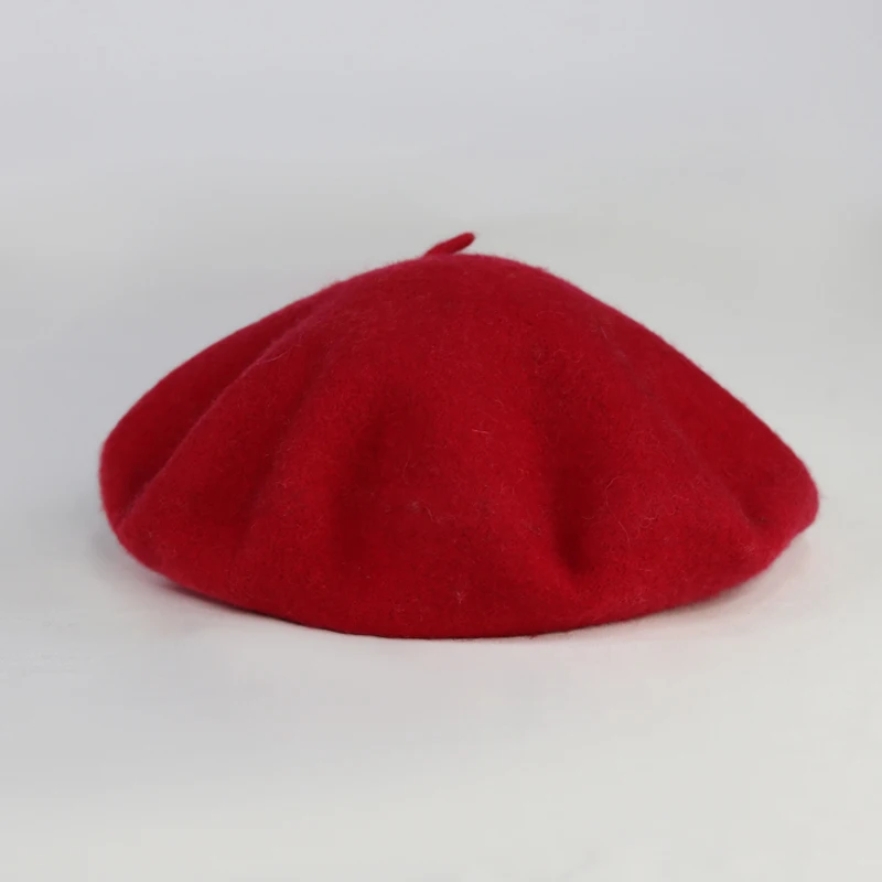 Берет женский шерстяной в стиле кэжуал | Аксессуары для одежды