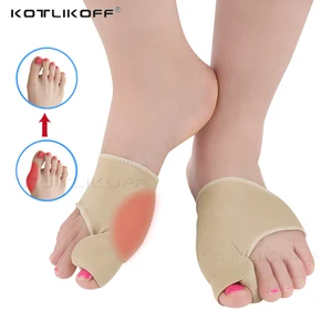 Ортопедические вставки KOTLIKOFF для большого пальца стопы, разделитель деформации вальгусной деформации, силиконовая сотовая накладка на переднюю часть стопы