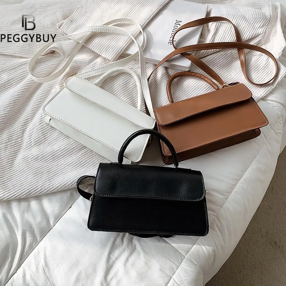 

Women Tote Bags Small PU Leather Shoulder Bag Luxury Handbags Women Bags Vintage Messenger Pack Female Purse