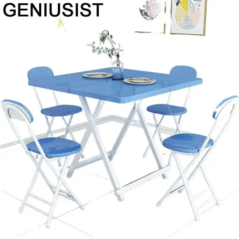 

Tavolo Camping Tafel Home Small Apartment Restaurant Folding Desk De Jantar Kitchen Furniture Mesa Plegable Dining Room Table