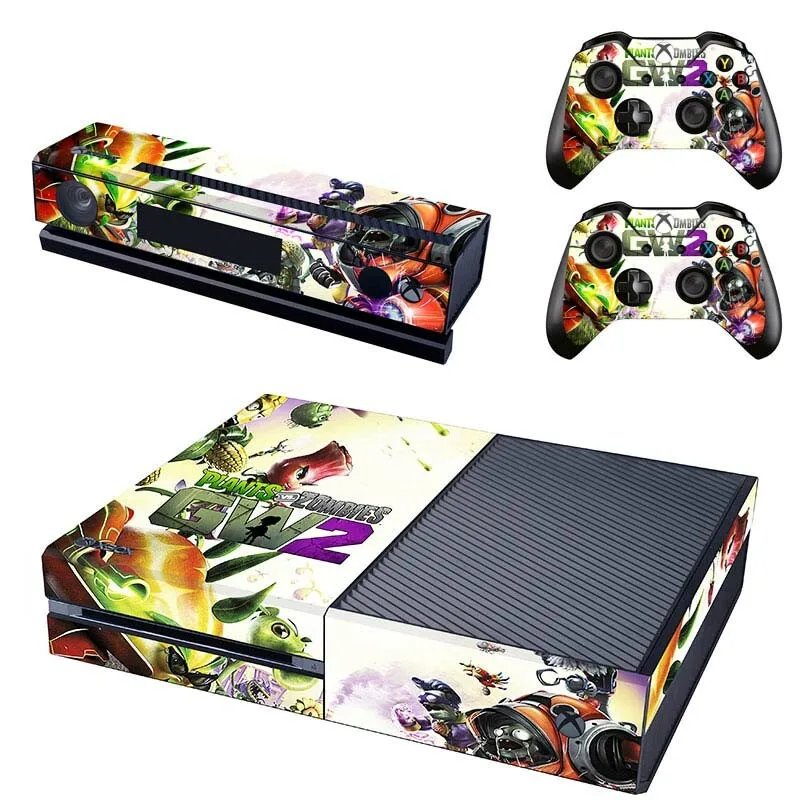 Растения против Зомби наклейка s для Xbox one кожа Виниловая Pegatinas консоль Kinect два