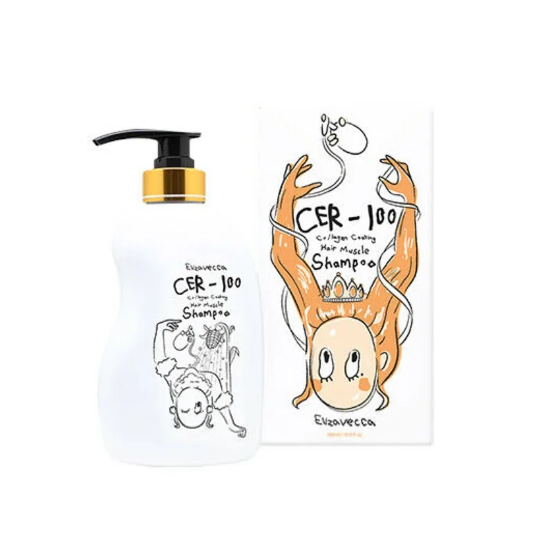 

CER-100 шампунь с коллагеновым покрытием для восстановления мышц волос, увлажняющий шампунь с кератином для Восстановления сухих волос, 500 мл