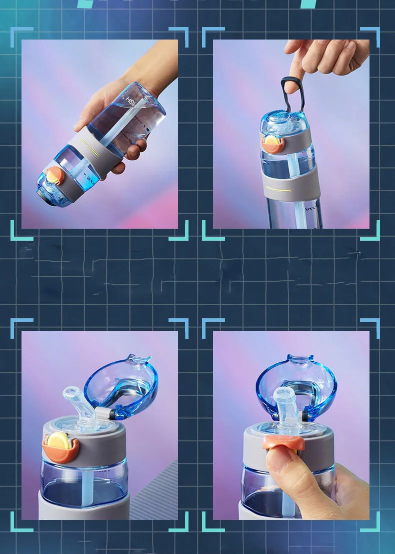 Льготная акция новинка 2022 креативная Женская портативная пластиковая чашка