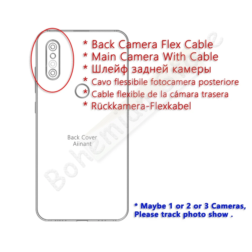 

Original For Huawei P30 P40 P20 Lite Pro Plus Big Main Rear Back Camera Ribbon Flex Cable Phone Parts