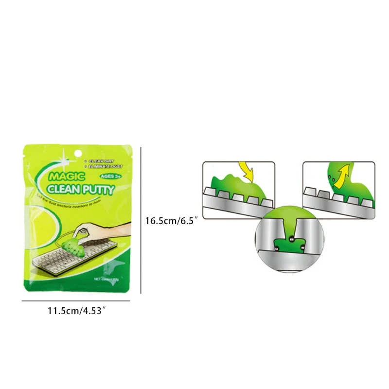 Cleaning Gel Universal Dust Cleaner for PC Keyboard Car Vent Laptop Dusting Home and Office Electronics Props | Компьютеры и офис