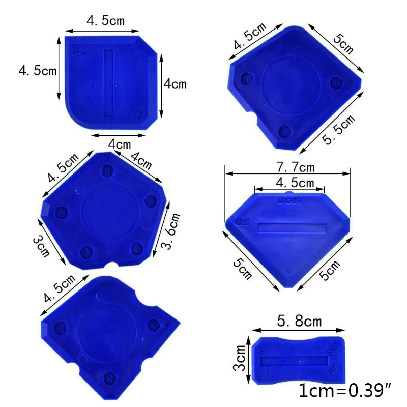 

Silicone Remover Sealant Smooth Scraper Caulk Finisher Grout Kit Tools Floor Mould Removal Hand Tools Set Accessories