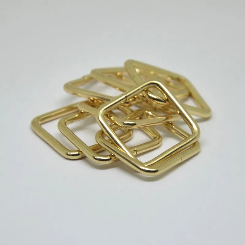 Металлическая Регулируемая прямоугольная пряжка с D образным кольцом не сварные