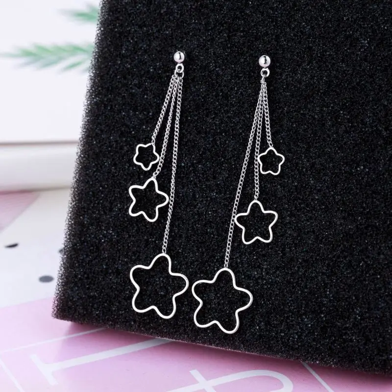 2019 Pendientes Brincos серьги с кисточками длинной окантовкой Джокер Цветы Круглые