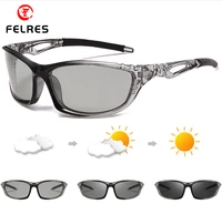 felres brand design men photochromic polarized sport sunglasses uv400 outdoor glasses driving fishing cycling goggles f1099