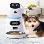 Милая автоматическая кормушка для домашних животных с голосовой записью, миска для еды для средних и маленьких собак, кошек, Интеллектуальный дозатор с ЖК-экраном