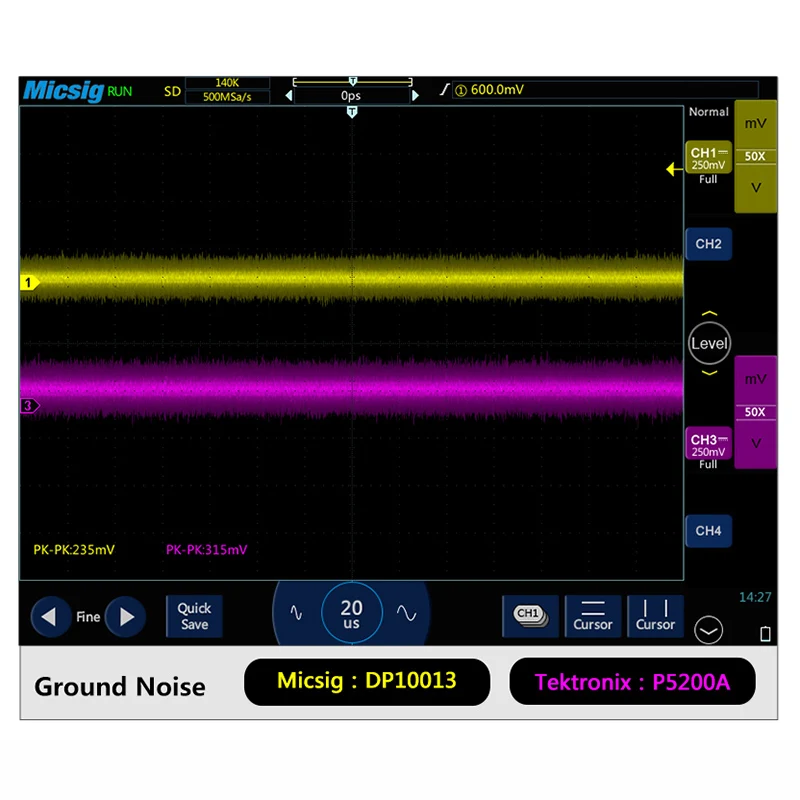 USB-осциллограф высоковольтный дифференциальный зонд комплект для цифровой
