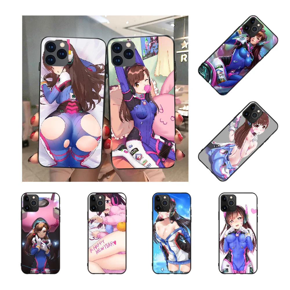NBDRUICAI Overwatchs аниме черный ТПУ мягкий резиновый чехол для телефона iPhone 11 pro XS MAX 8 7 6 6S