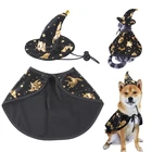Аксессуары для домашних питомцев на Хэллоуин, собака, волшебник, декоративная тематическая одежда для домашних животных, праздничные принадлежности для домашних животных, аксессуары для маленьких и средних пород