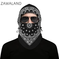 zawaland adult balaclava headgear full face mask bandana winter motorcycle headgear polar fleece thermal mask windproof ski mask