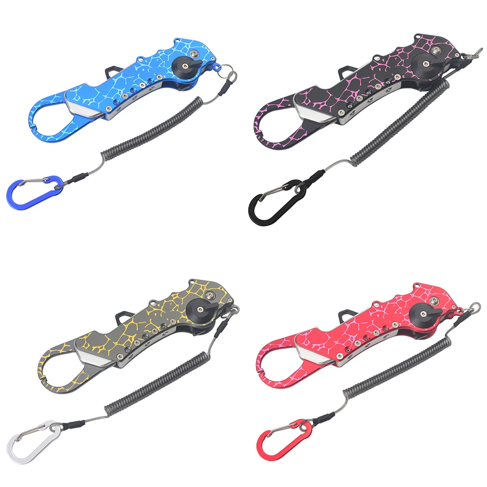 

Foldable Fish Control Grip 28cm Aluminum Fish Lip Gripper High Quality Fishing Tackle Tool Metal Fishing Tackle for Pikes