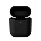 Матовый черный чехол для наушников I9s i12 i11 i9000 tws для Apple AirPods 2, мягкий силиконовый чехол, чехол для беспроводных Bluetooth наушников