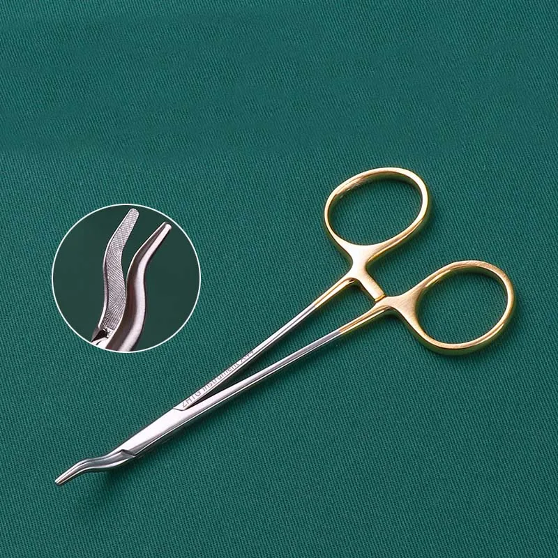 

Zhonghe Tiangong Needle Holder Ophthalmology Beauty Double Eyelid Suture With Scissors Clip Needle Forceps Nasal Cavity Needle N