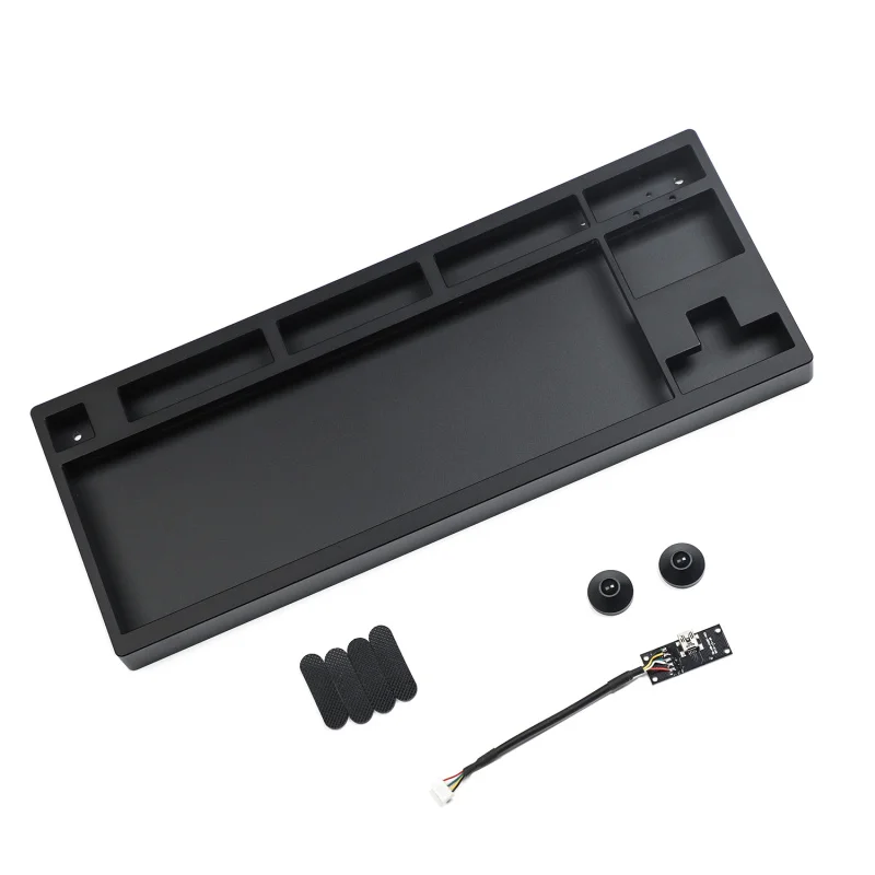 87 Black CNC Анодированный Алюминиевый Чехол в виде ракушки для filco CM Cooler Master 87 Механическая клавиатура без ключа, включая съемный USB модуль - Цвет: 87 Black