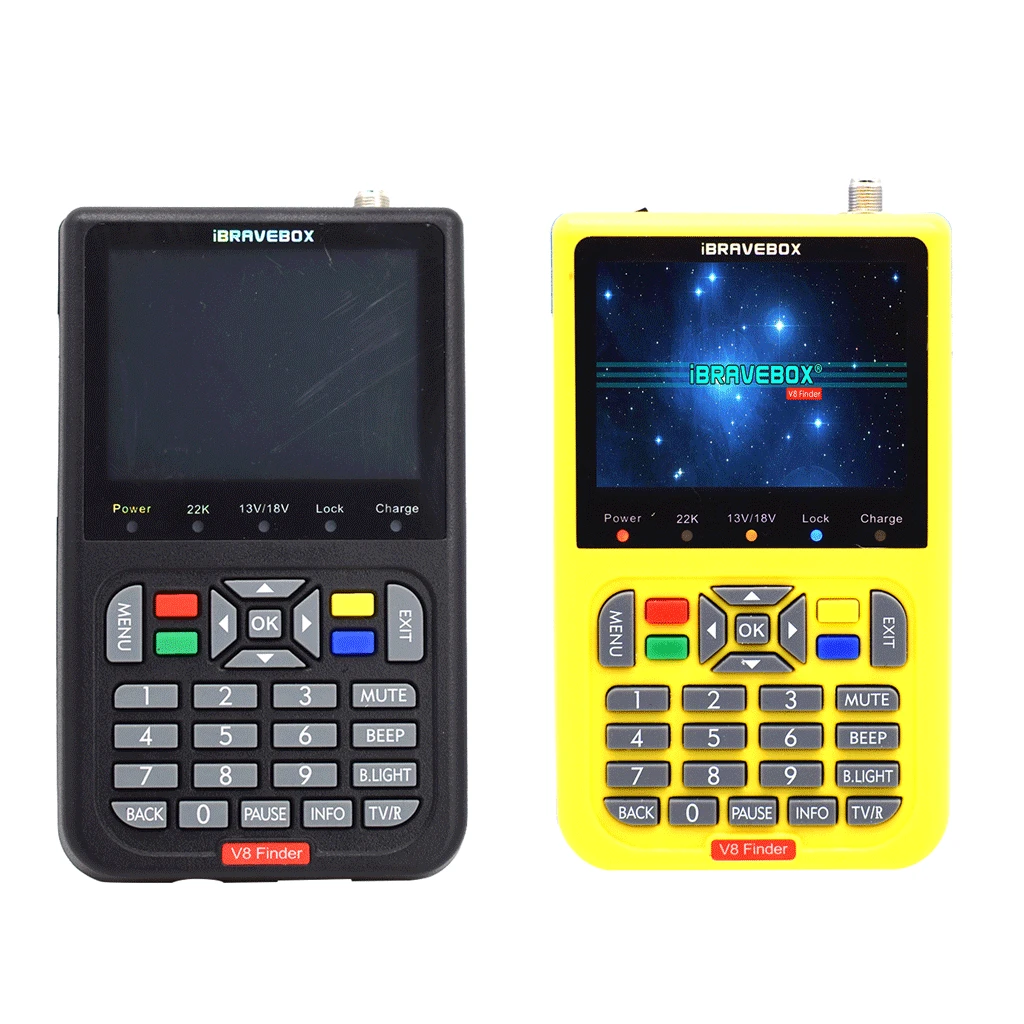 

3.5 in HD Satellite Finder Signal Meter TV DVB-S/S2 Digital Satellite Detector Finder Support H.264 Outdoor