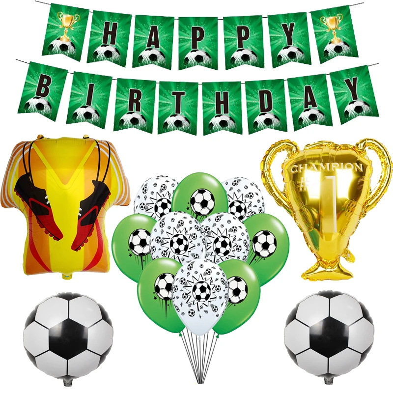 1 комплект футбол баннер шар Футбол Джерси клубной спортивные трофей вентиляторы