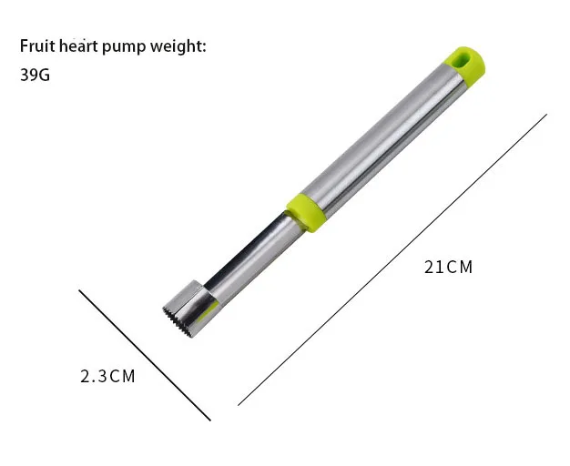 

Stainless steel fruit digging ball carving knife three-piece fruit platter tool four-piece fruit digger set CN(Origin)
