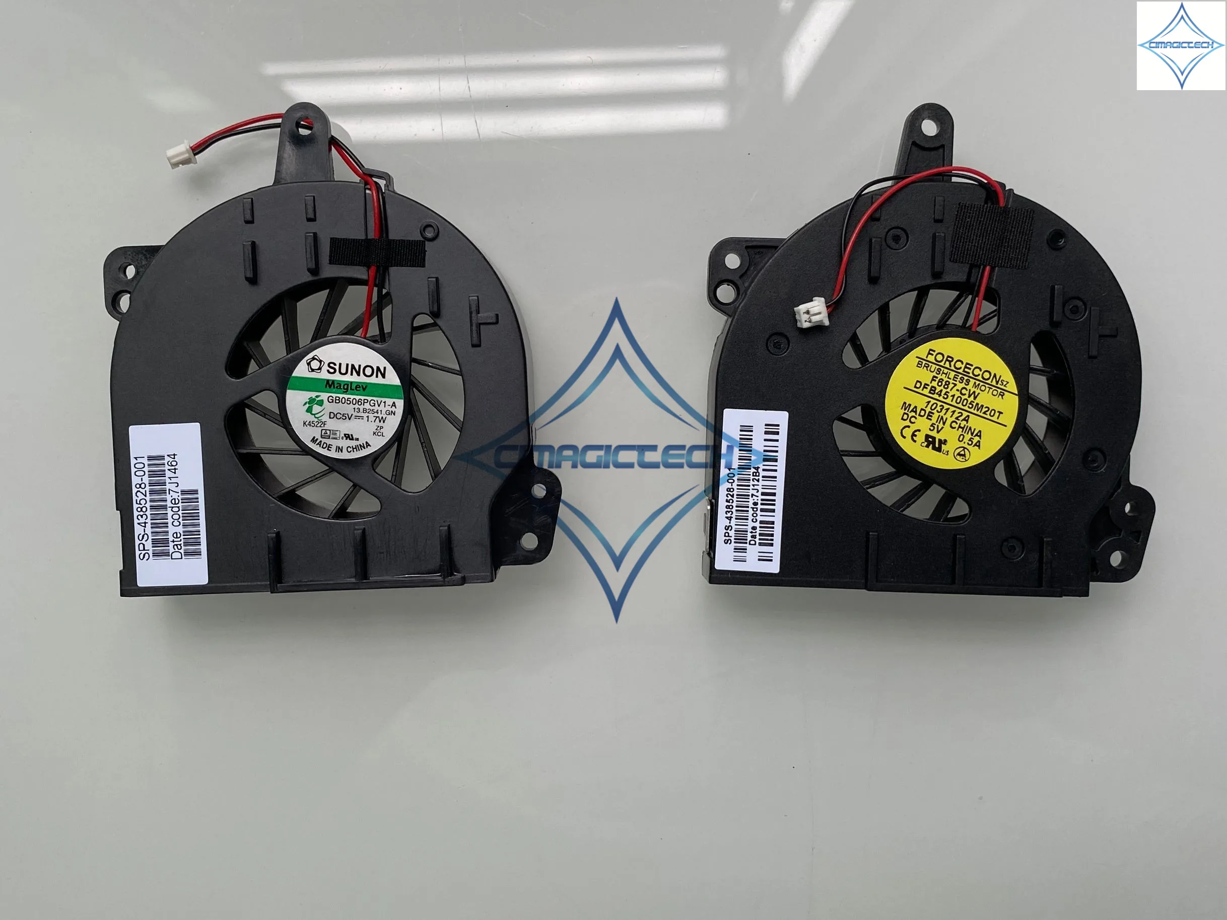 Оригинальный новый вентилятор охлаждения для ноутбука HP 500 510 520 530 C700 A900 GB0506PGV1 A