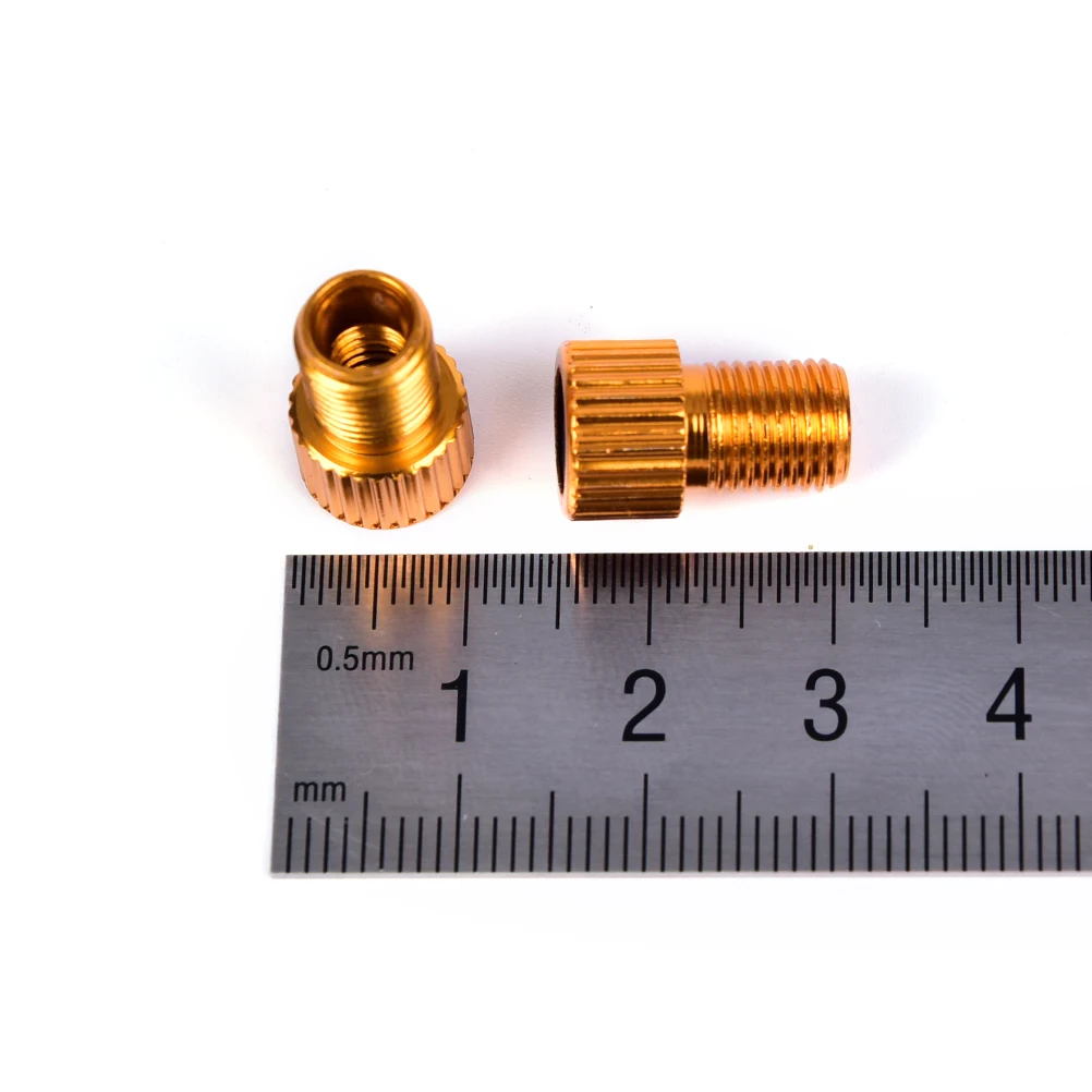 

10PCS Bike Valve Adaptor Pump Bicycle Convert Tube Pump Tool 7 Colors