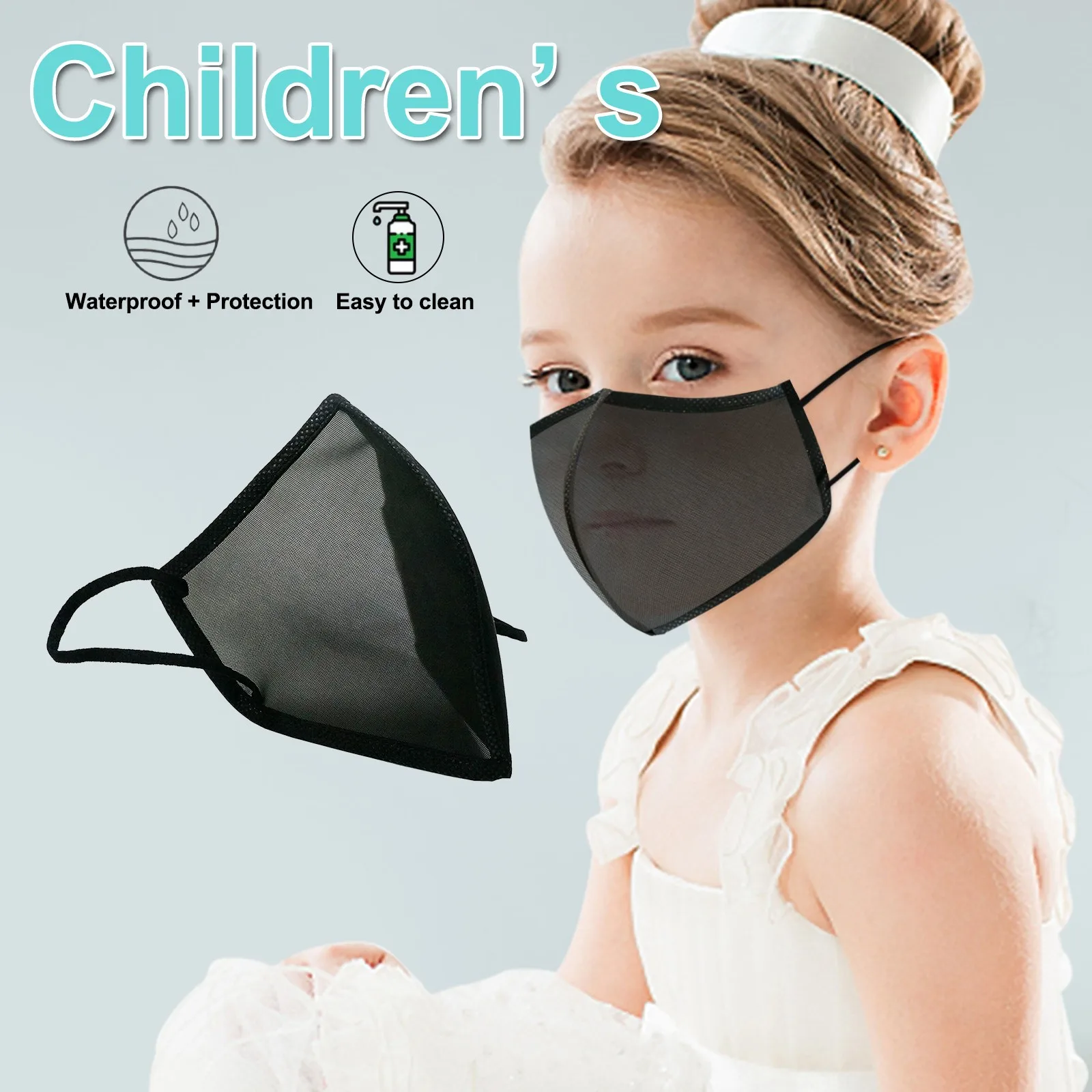 Woman Breathable Net Yarn Design Masks Washable Mesh Fabric Cloth Face Mask Cover Adult Protec Earloop Bandage | Тематическая