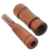 1pc wooden duck hunting call whistle mallard buck dog whistles hunting tool decoy hunter oak wood blowing duck caller outdoor