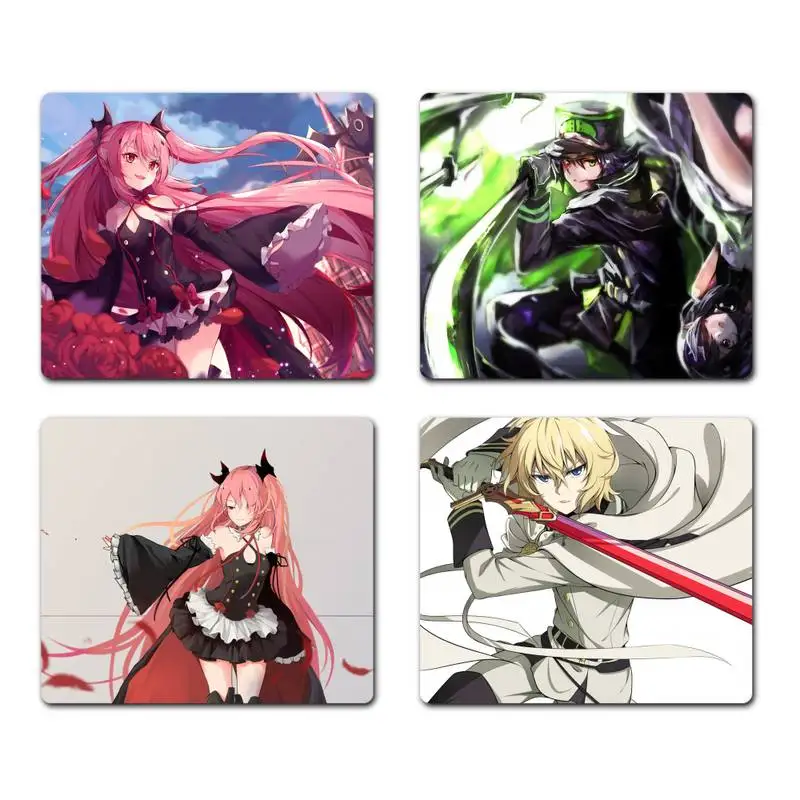 

Коврик для мыши Owari no Seraph kawaii girl, удобный коврик для мыши, игровой коврик для мыши, Настольный коврик для работы в офисе, нескользящий коврик д...