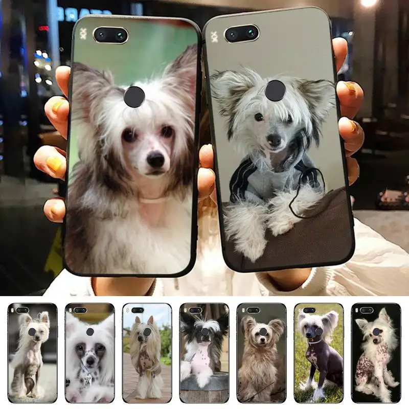 

Chinese crested dog cute Phone Case For Xiaomi Redmi note 7 8 9 11 t s 10 A pro lite funda shell