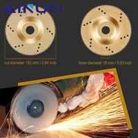 4 100mm vacuum brazed diamond grinding wheel angle grinder cutting disc metal glass ceramics polishing tools