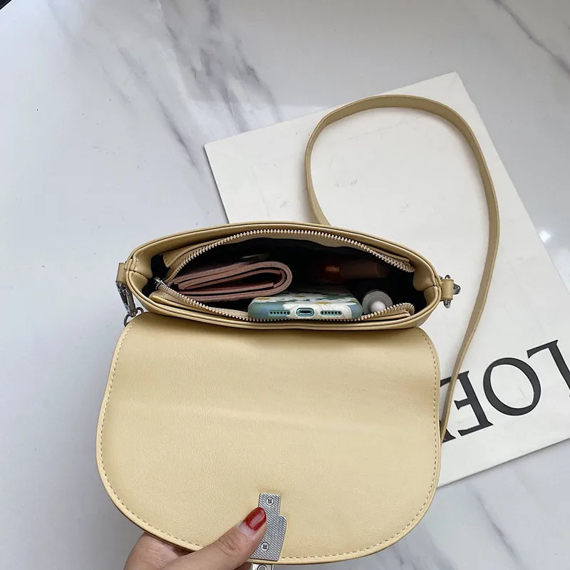 

Ladies Crossbody Bag Luxury Ladies Shoulder Bag Fashion Chain Handbags High Quality Pu Leather Women's Shoulder Messenger Bags