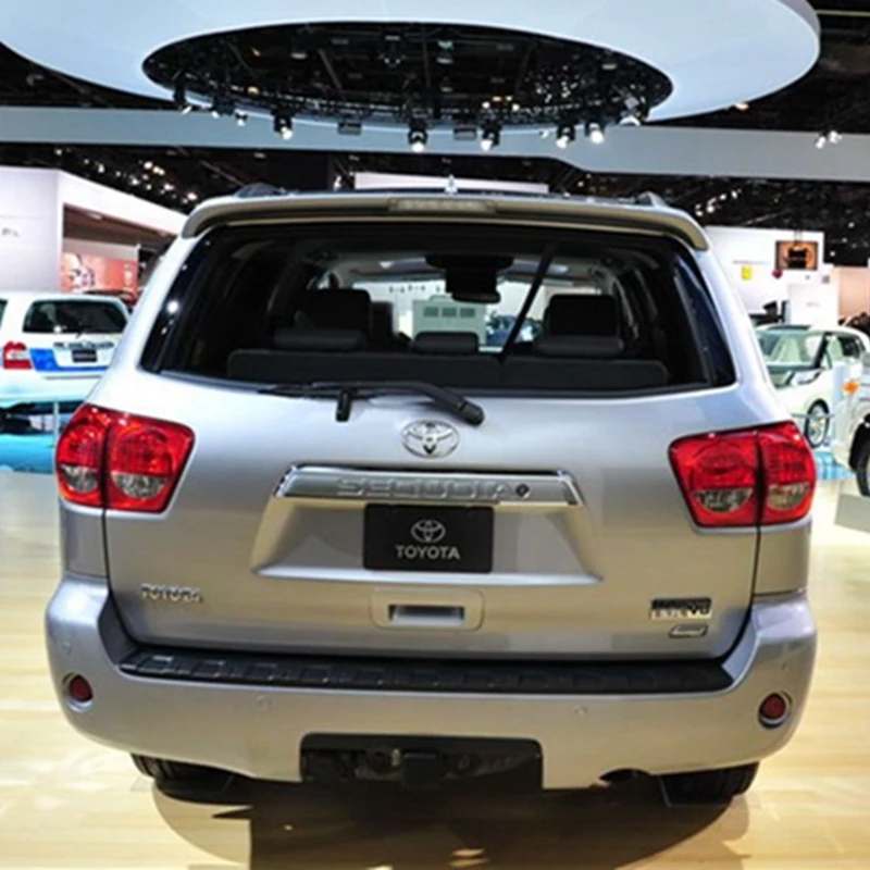 Спойлер 2008-2015 из АБС-пластика для Toyota Sequoia Неокрашенный задний спойлер на крыло