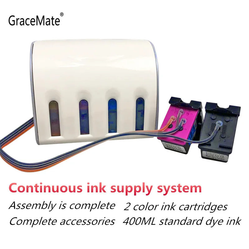 GraceMate 301 система подачи чернил совместима с принтером hp Deskjet 2050 1000 1050 2510 3000 3054 Envy 4500