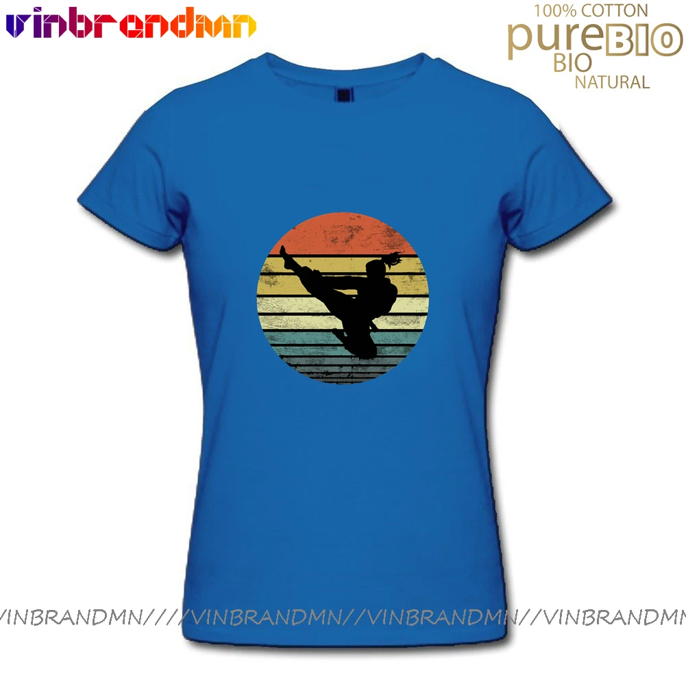 Женская футболка с короткими рукавами Повседневная из чистого хлопка в