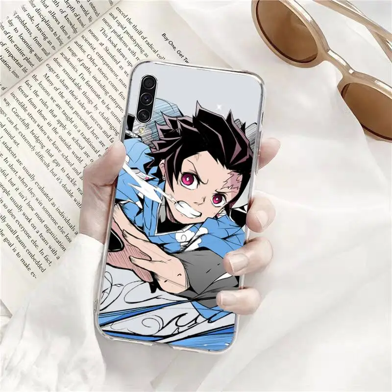 

Kamado Kimetsu Demon Slayer Phone Case Transparent for Samsung A71 S9 10 20 HUAWEI p30 40 honor 10i 8x xiaomi note 8 Pro 10t 11