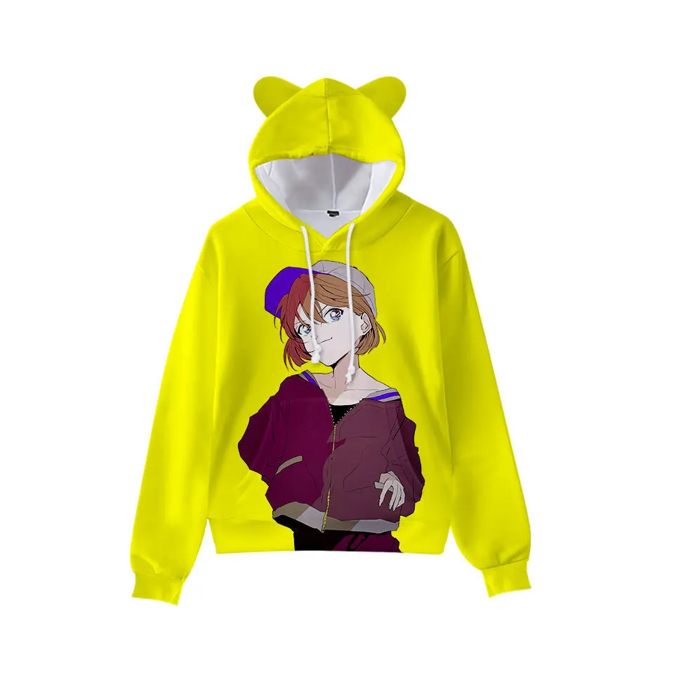 

Худи в стиле Харадзюку С Рисунком кошачьих ушек