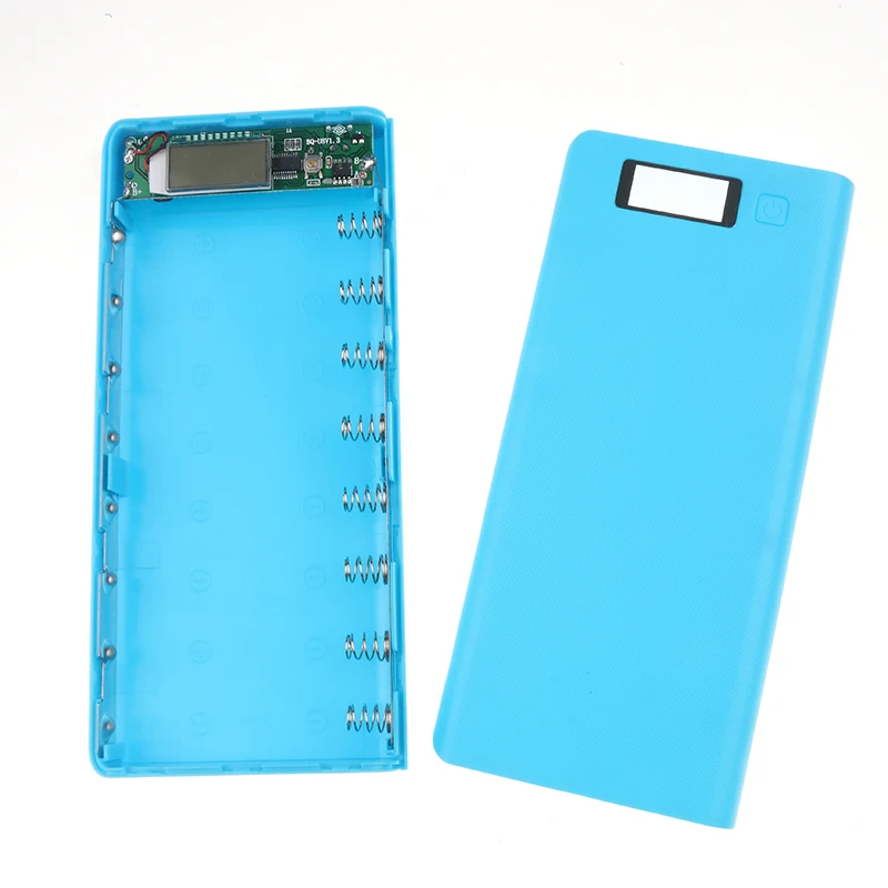 Kebidumei горячая Распродажа 5V Dual USB Автомобильное зарядное устройство 8*18650 Power Bank