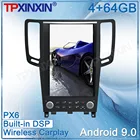 Android 9 для Infiniti G37 G25 G35 2008 - 2014 Tesla Styel DVD-экран GPS-навигация Радио мультимедийный плеер головка