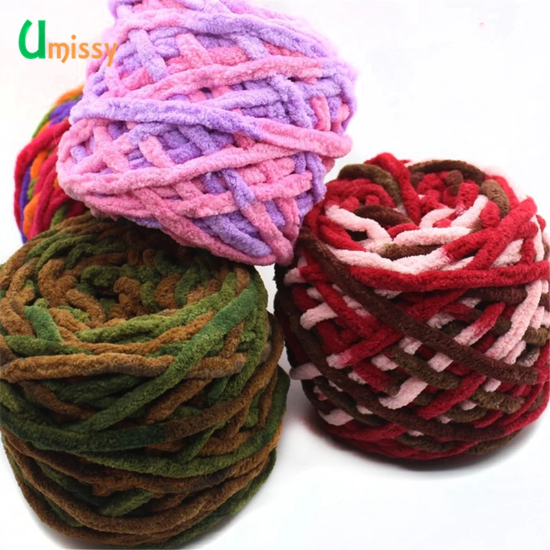4 шт. разноцветная толстая пряжа для вязания красивой шляпы шарфа свитера обуви