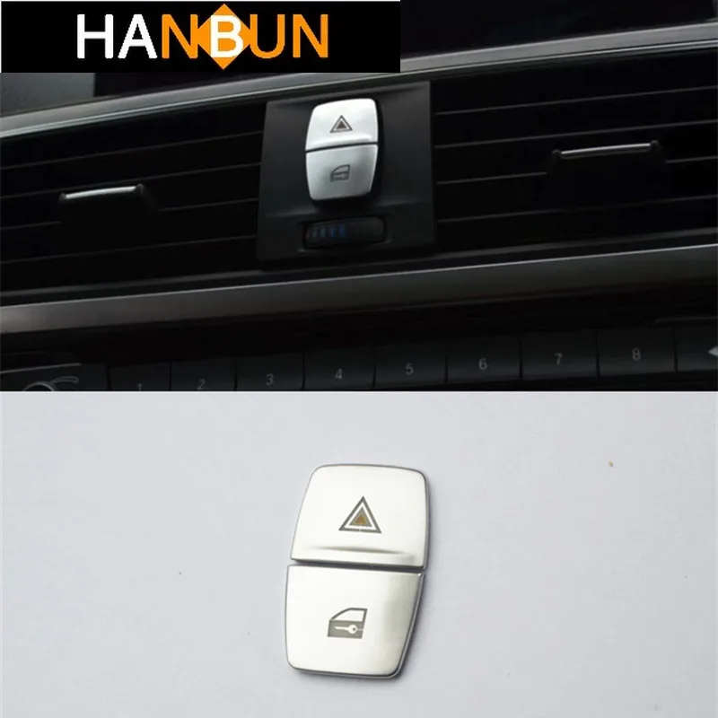 

Console Warning Lamp Button Decoration Covers For BMW F30 F32 F34 f20 Interior Gear Multimedia Frame Key Start Buttons Sticker