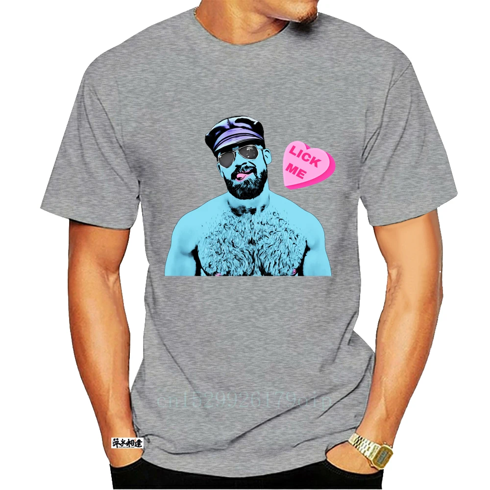 Мужская футболка с рисунком летняя из натурального хлопка надписью Me (Candy Heart)